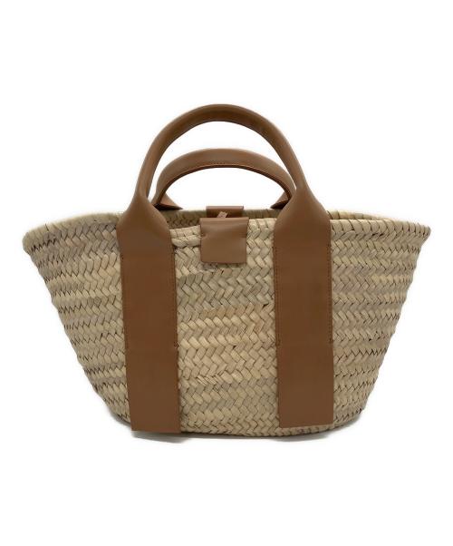 ZANCHETTI（ザンケッティー）ZANCHETTI (ザンケッティー) POSITANO カゴバッグ ブラウンの古着・服飾アイテム