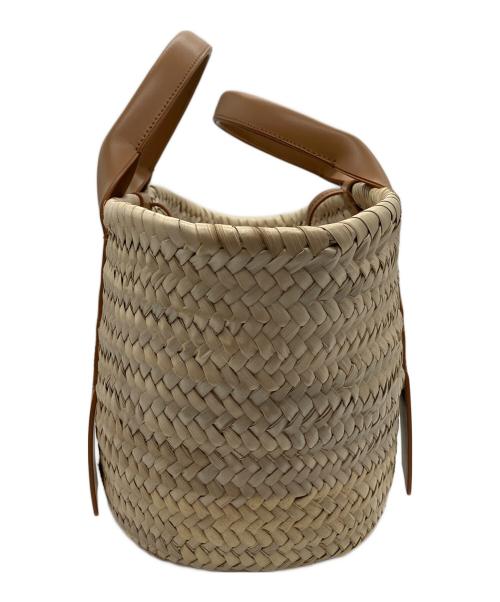 ZANCHETTI（ザンケッティー）ZANCHETTI (ザンケッティー) POSITANO カゴバッグ ブラウンの古着・服飾アイテム