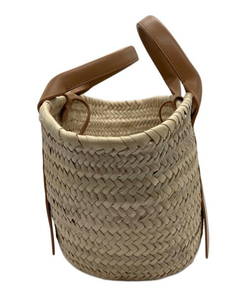 ZANCHETTI（ザンケッティー）ZANCHETTI (ザンケッティー) POSITANO カゴバッグ ブラウンの古着・服飾アイテム