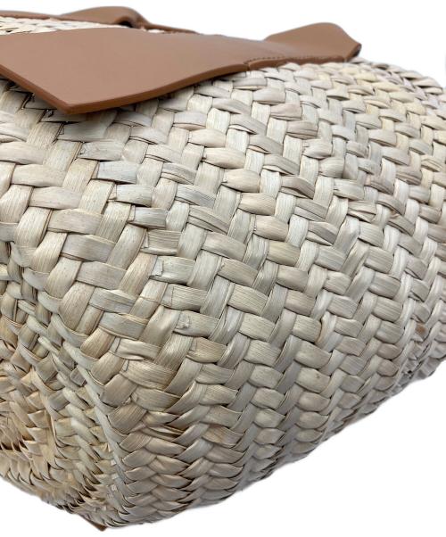 ZANCHETTI（ザンケッティー）ZANCHETTI (ザンケッティー) POSITANO カゴバッグ ブラウンの古着・服飾アイテム