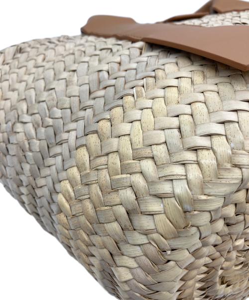 ZANCHETTI（ザンケッティー）ZANCHETTI (ザンケッティー) POSITANO カゴバッグ ブラウンの古着・服飾アイテム