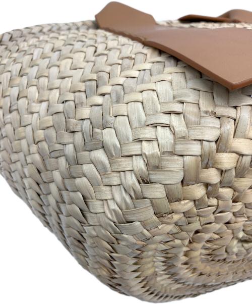 ZANCHETTI（ザンケッティー）ZANCHETTI (ザンケッティー) POSITANO カゴバッグ ブラウンの古着・服飾アイテム