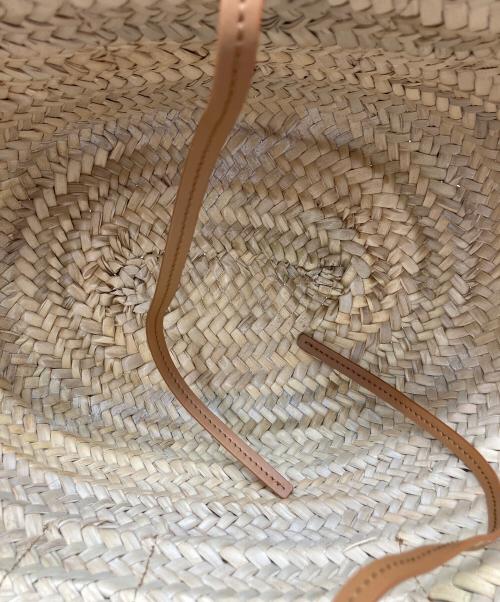 ZANCHETTI（ザンケッティー）ZANCHETTI (ザンケッティー) POSITANO カゴバッグ ブラウンの古着・服飾アイテム