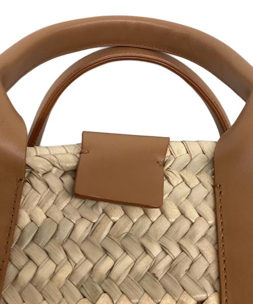 ZANCHETTI（ザンケッティー）ZANCHETTI (ザンケッティー) POSITANO カゴバッグ ブラウンの古着・服飾アイテム