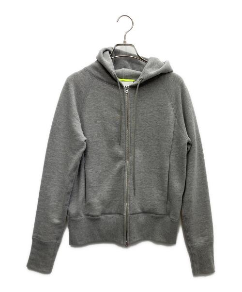 KALNA（カルナ）KALNA (カルナ) 吊裏毛ジップパーカー グレーの古着・服飾アイテム