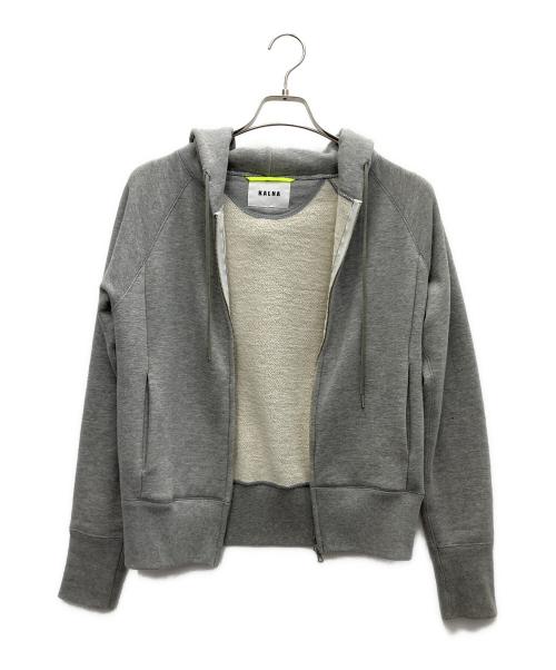 KALNA（カルナ）KALNA (カルナ) 吊裏毛ジップパーカー グレーの古着・服飾アイテム