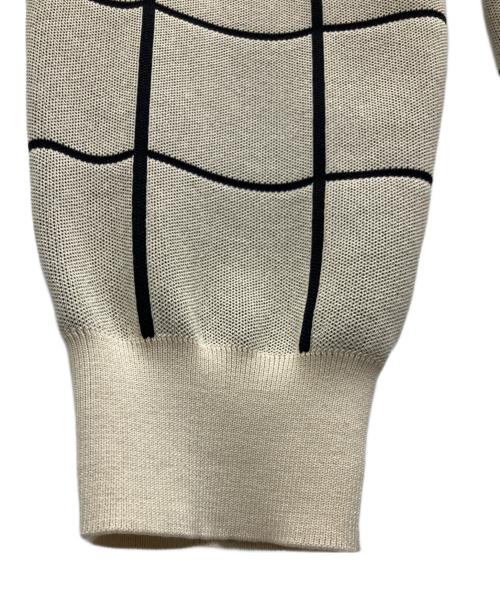 HYKE（ハイク）HYKE (ハイク) PLAID JACQUARD KNIT PANT アイボリー サイズ:SIZE1の古着・服飾アイテム