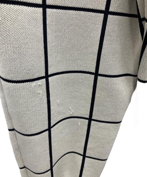 HYKE（ハイク）HYKE (ハイク) PLAID JACQUARD KNIT PANT アイボリー サイズ:SIZE1の古着・服飾アイテム