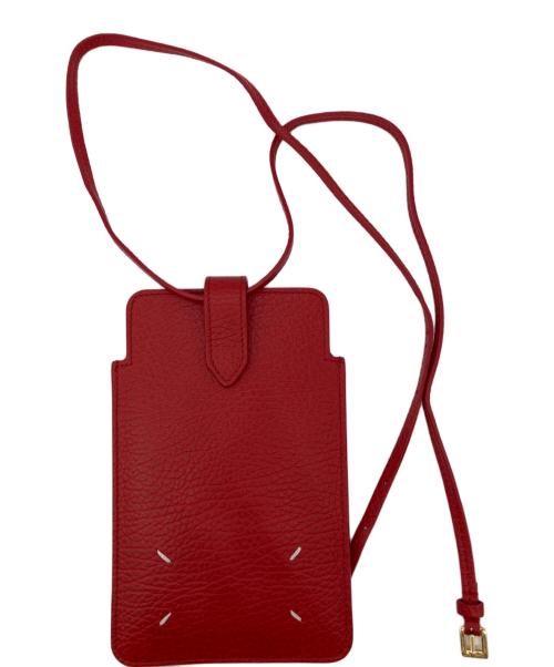 Maison Margiela（メゾンマルジェラ）Maison Margiela (メゾンマルジェラ) スマートフォンホルダー レッドの古着・服飾アイテム