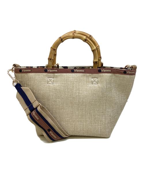 LeSportsac（レスポートサック）LeSportsac (レスポートサック) 2WAYショルダーバッグ ブラウンの古着・服飾アイテム