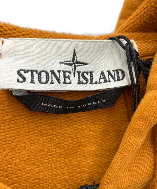 STONE ISLAND（ストーンアイランド）STONE ISLAND (ストーンアイランド) ジップアップコットンフーディ ブラウン サイズ:XXLの古着・服飾アイテム
