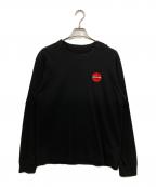 sacaiサカイ）の古着「KNOW FUTURE L S T-Shirt / ノウ フューチャー L S Tシャツ」｜ブラック