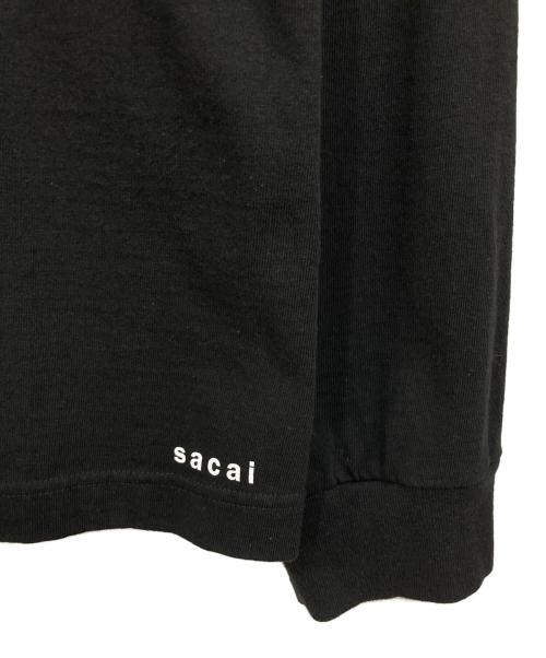 sacai（サカイ）sacai (サカイ) KNOW FUTURE L S T-Shirt / ノウ フューチャー L S Tシャツ ブラック サイズ:4の古着・服飾アイテム