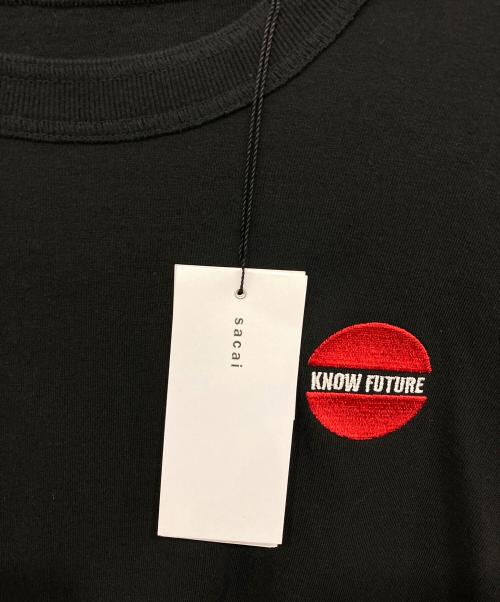 sacai（サカイ）sacai (サカイ) KNOW FUTURE L S T-Shirt ブラック サイズ:4の古着・服飾アイテム