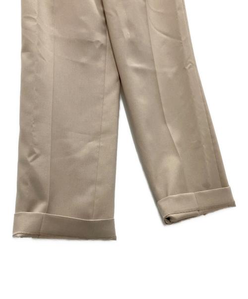 Spick and Span（スピックアンドスパン）Spick and Span (スピックアンドスパン) ドライダブルクロステーパードパンツ ベージュ サイズ:SIZE38の古着・服飾アイテム