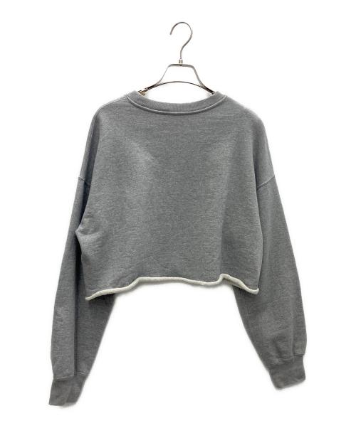 EVERYDAY I LIKE.（エヴリデイ アイ ライク）EVERYDAY I LIKE. (エヴリデイ アイ ライク) Cropped スウェット プルオーバー グレー サイズ:SIZE FREEの古着・服飾アイテム