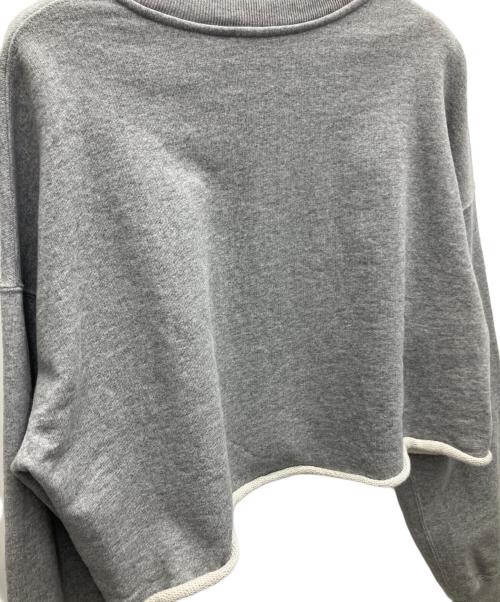 EVERYDAY I LIKE.（エヴリデイ アイ ライク）EVERYDAY I LIKE. (エヴリデイ アイ ライク) Cropped スウェット プルオーバー グレー サイズ:SIZE FREEの古着・服飾アイテム