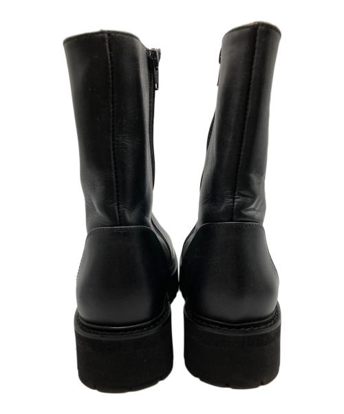 Caminando（カミナンド）Caminando (カミナンド) SIDE ZIP ブーツ ブラック サイズ:7の古着・服飾アイテム