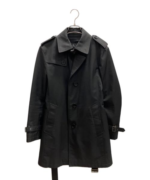 BURBERRY BLACK LABEL（バーバリーブラックレーベル）BURBERRY BLACK LABEL (バーバリーブラックレーベル) ステンカラーコート トレンチコート ブラック サイズ:Мの古着・服飾アイテム