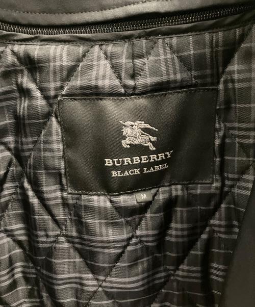 BURBERRY BLACK LABEL（バーバリーブラックレーベル）BURBERRY BLACK LABEL (バーバリーブラックレーベル) ステンカラーコート トレンチコート ブラック サイズ:Мの古着・服飾アイテム