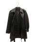中古・古着 BURBERRY BLACK LABEL (バーバリーブラックレーベル) ステンカラーコート トレンチコート ブラック サイズ:М：15000円