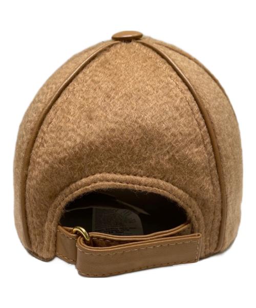 MaxMara（マックスマーラ）MaxMara (マックスマーラ) Cappello DONELLA ベースボールキャップ キャメル サイズ:57の古着・服飾アイテム