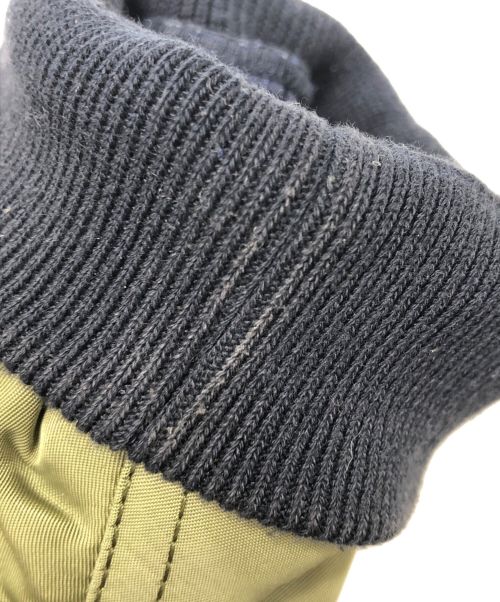 sacai（サカイ）sacai (サカイ) MA-1ドッキングニット ホワイト×オリーブ サイズ:1の古着・服飾アイテム