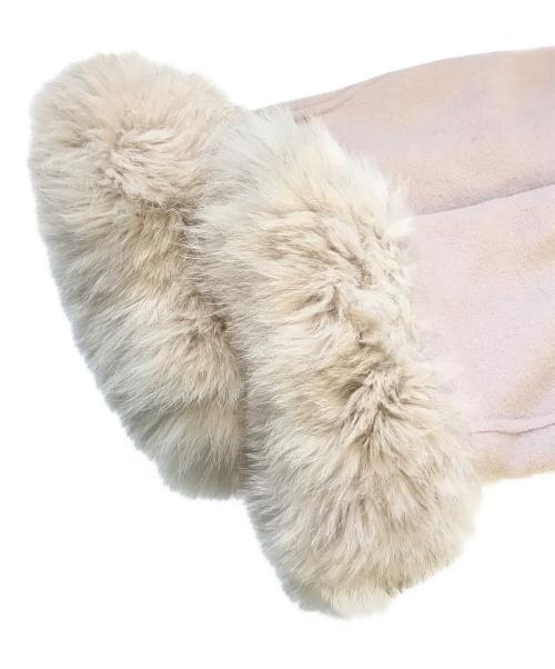 GRACE CONTINENTAL（（グレースコンチネンタル）GRACE CONTINENTAL (（グレースコンチネンタル) フォックスカラーリバーコート ベージュ サイズ:36の古着・服飾アイテム