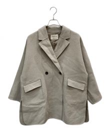 green label relaxing（グリーンレーベルリラクシング）の古着「ヴィクトリアン ウール ドルマン コート」｜グレー
