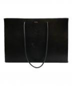 Medeaメデア）の古着「MEDEA スクエアショッパーバッグ」｜ブラック