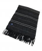 BURBERRY BLACK LABELバーバリーブラックレーベル）の古着「カシミヤマフラー」｜ブラック