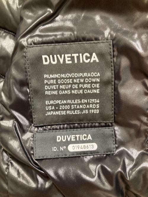 DUVETICA（デュベティカ）DUVETICA (デュベティカ) ナオスドゥエノーカラーダウンジャケット ブラック サイズ:42の古着・服飾アイテム