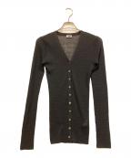 H BEAUTY&YOUTHエイチ ビューティー&ユース）の古着「TC RIB LONG CARDIGAN」｜ブラック