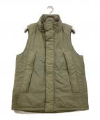 LANVIN en Bleuランバンオンブルー）の古着「ビッグシルエット中綿ベスト」｜カーキ