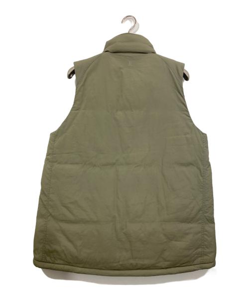 LANVIN en Bleu（ランバンオンブルー）LANVIN en Bleu (ランバンオンブルー) ビッグシルエット中綿ベスト カーキ サイズ:SIZE 48の古着・服飾アイテム