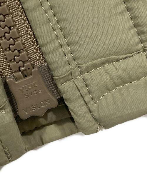 LANVIN en Bleu（ランバンオンブルー）LANVIN en Bleu (ランバンオンブルー) ビッグシルエット中綿ベスト カーキ サイズ:SIZE 48の古着・服飾アイテム