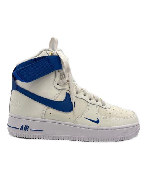 NIKE（ナイキ）NIKE (ナイキ) Air Force 1 High 40th Anniversary ホワイト×ブルー サイズ:24.5の古着・服飾アイテム