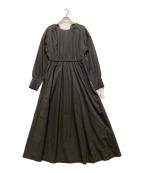 nairoナイロ）の古着「バックカットボリュームワンピース」｜ブラック