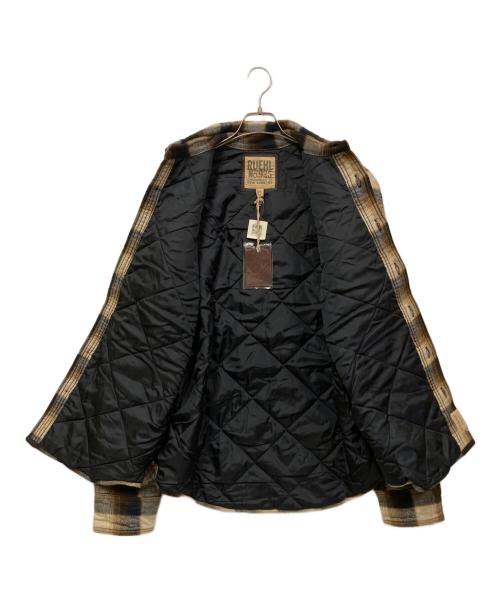 RUEHL No.925（ルール No.925）RUEHL No.925 (ルール No.925) 裏地キルティング・オンブレチェックシャツ ブラウン サイズ:SIZE XXLの古着・服飾アイテム