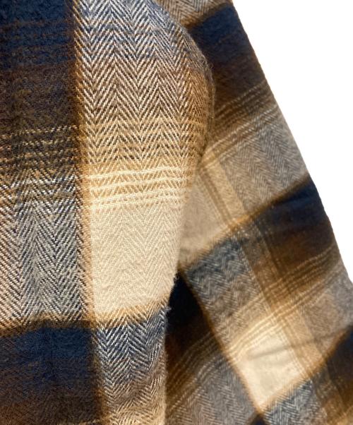 RUEHL No.925（ルール No.925）RUEHL No.925 (ルール No.925) 裏地キルティング・オンブレチェックシャツ ブラウン サイズ:SIZE XXLの古着・服飾アイテム