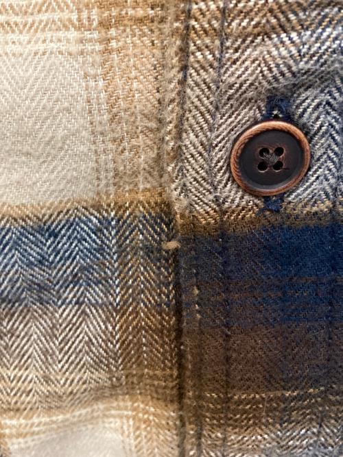 RUEHL No.925（ルール No.925）RUEHL No.925 (ルール No.925) 裏地キルティング・オンブレチェックシャツ ブラウン サイズ:SIZE XXLの古着・服飾アイテム