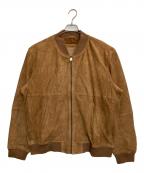 American Eagle Outfittersアメリカンイーグル）の古着「スエードレザーブルゾン」｜ブラウン