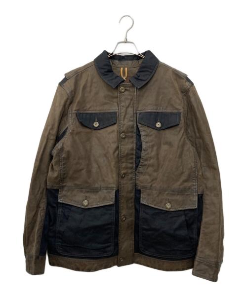 Timberland（ティンバーランド）Timberland (ティンバーランド) ヴィンテージ加工レザージャケット ブラウン サイズ:XXL 未使用品の古着・服飾アイテム