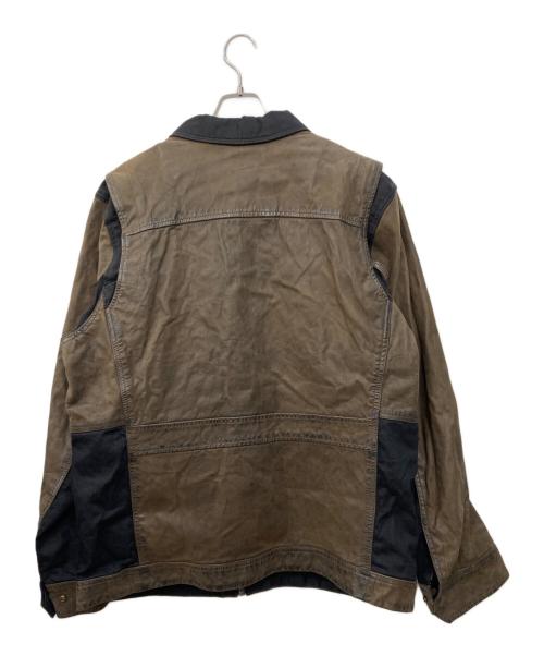 Timberland（ティンバーランド）Timberland (ティンバーランド) ヴィンテージ加工レザージャケット ブラウン サイズ:XXL 未使用品の古着・服飾アイテム