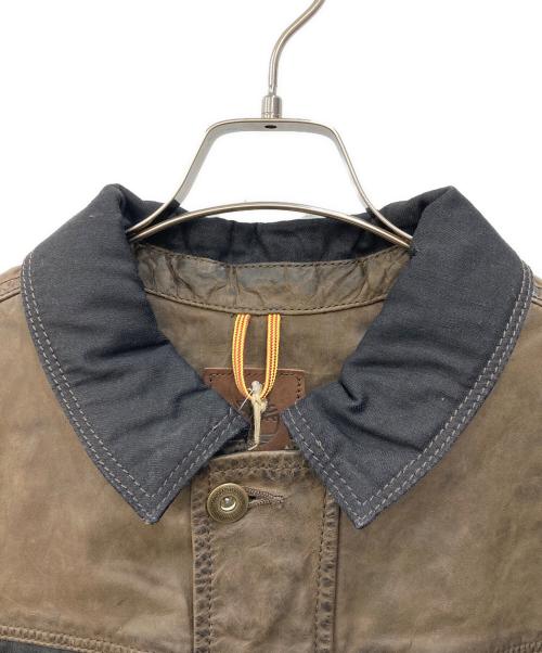 Timberland（ティンバーランド）Timberland (ティンバーランド) ヴィンテージ加工レザージャケット ブラウン サイズ:XXL 未使用品の古着・服飾アイテム