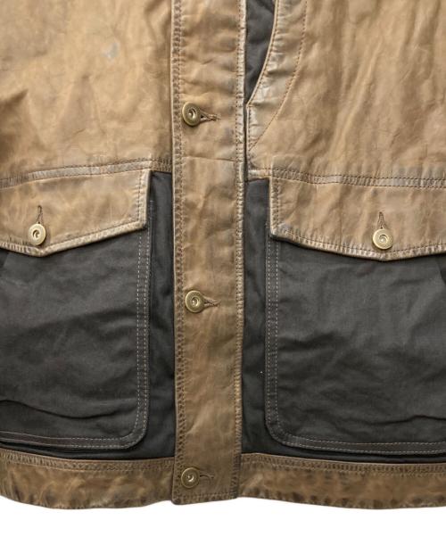 Timberland（ティンバーランド）Timberland (ティンバーランド) ヴィンテージ加工レザージャケット ブラウン サイズ:XXL 未使用品の古着・服飾アイテム