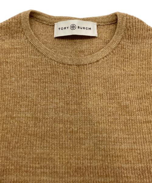 TORY BURCH（トリーバーチ）TORY BURCH (トリーバーチ) リブニットセットアップ キャメル サイズ:Sの古着・服飾アイテム