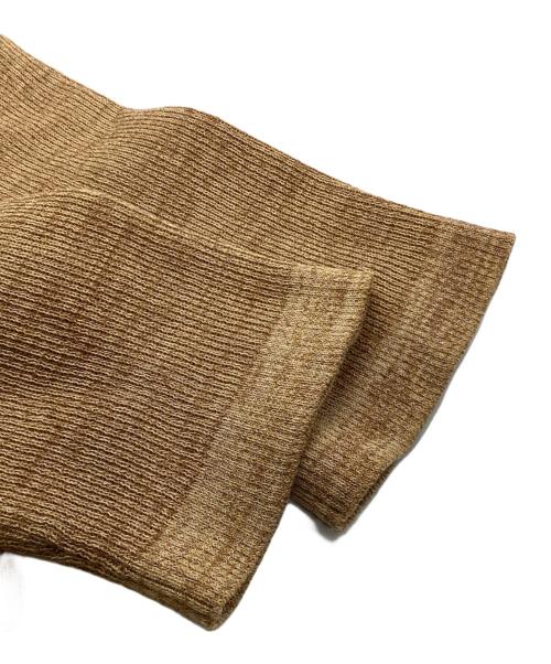 TORY BURCH（トリーバーチ）TORY BURCH (トリーバーチ) リブニットセットアップ キャメル サイズ:Sの古着・服飾アイテム