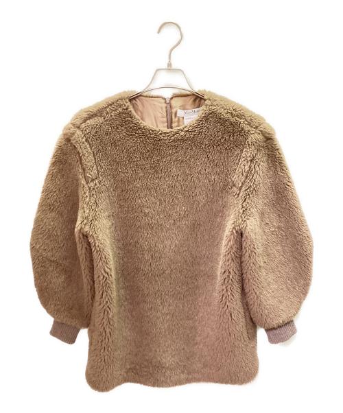 MaxMara（マックスマーラ）MaxMara (マックスマーラ) テディベアチュニック ブラウン サイズ:38の古着・服飾アイテム