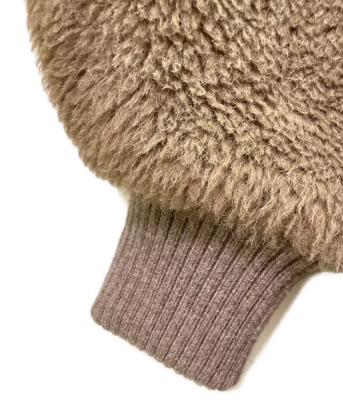 MaxMara（マックスマーラ）MaxMara (マックスマーラ) テディベアチュニック ブラウン サイズ:38の古着・服飾アイテム